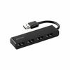 BUFFALO USB2.0 Bus Powered 4 Ports Both Hub Black BSH4U318D2BK