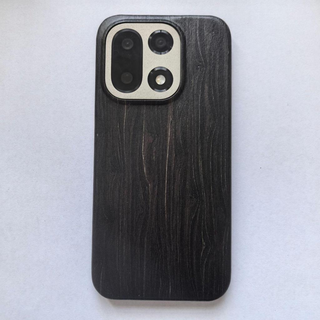 OnePlus 15 MagSafe-Compatible Wooden Magnetic Wireless Charging Car Phone Case