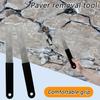 1 Pair Paver Puller Paving Brick Remover with Joint Scraper Micro Teeth Gripper