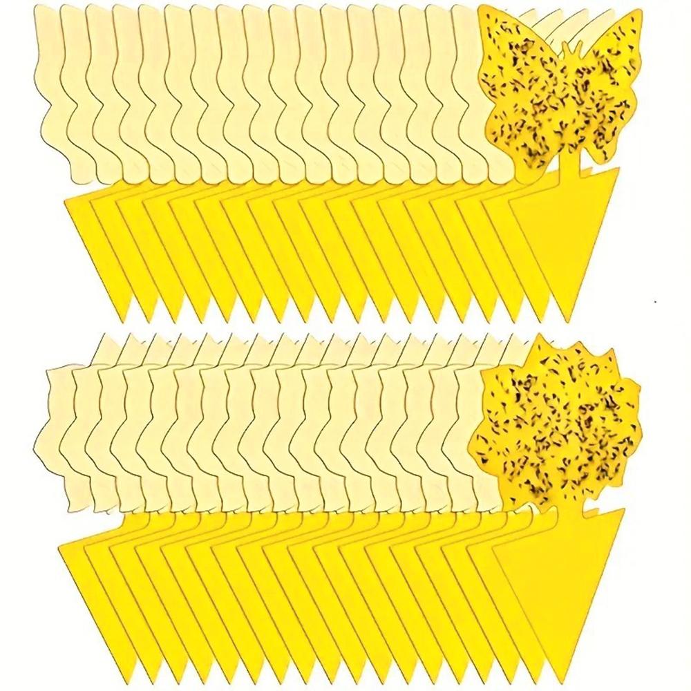 10pcs of Yellow Insect Traps, Garden Flower Traps, Traps to Eliminate Pests, Small Flying Insects, Small Black Flying in