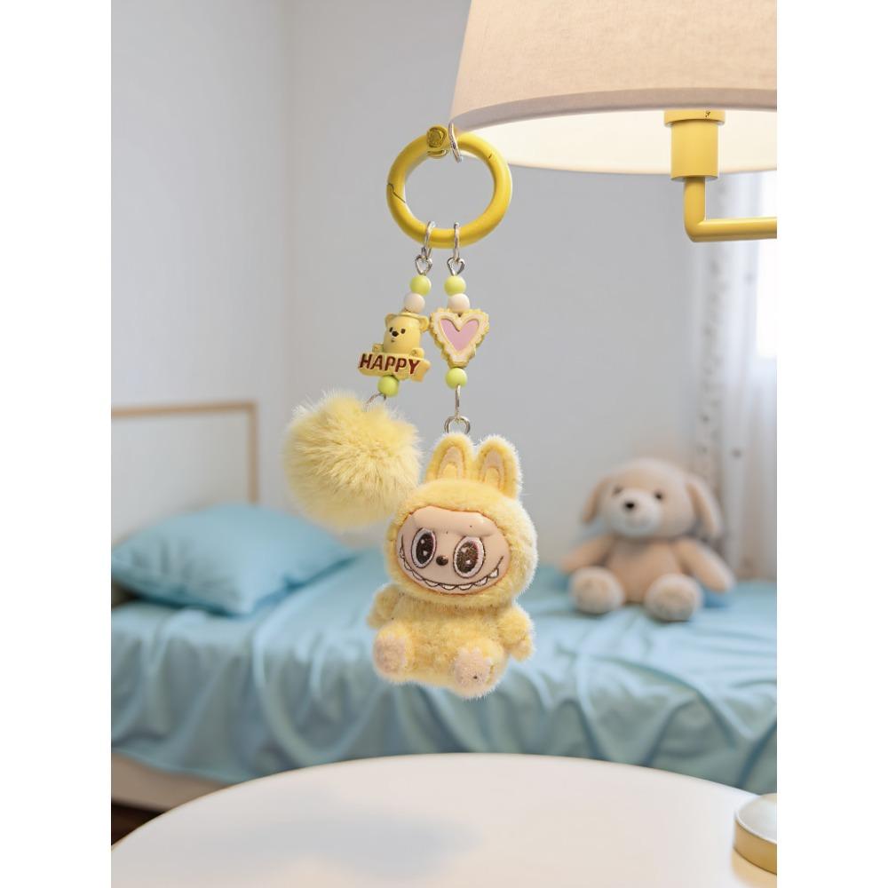 Sheep Keychain Cute Cartoon Doll Bag Pendant Baby Catcher Gift