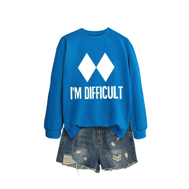 Womens Oversized Loose Fit Hoodie Sweatshirt With Print Design Comfortable Casual Top