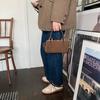 Fashion Small Square Bag Shoulder Bags Brown Niche Retro Suede Surface Leisure Versatile Trend Lady Crossbody Bags