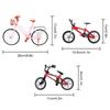 14 Styles Mixed Style Dollhouse Doll Accessories Doll Bicycle Outdoor Sports Toy Plastic Bike