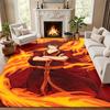 Avatar The Last Airbender Carpet Door Mat for Living Room or Bedroom Protective Mat Under Chair Office Decoration Christmas Gift Birthday Present