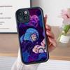 Чехол для телефона JJK Махито для iPhone 17 16 15 14 13 12 11 Air Pro Max Plus Черный Мягкий ТПУ Ударопрочный Чехол