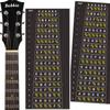 Learning Accessories Guitar Fretboard Stickers Practical Note Stickers for Beginner