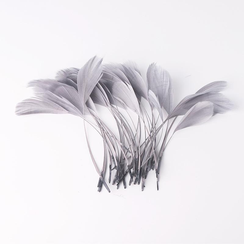 50Pcs22 Colors Optional Diy Handmade Feather Color Torn Large Floating Feather Goose Feather Jewelry Accessories Craft Decoration Materials
