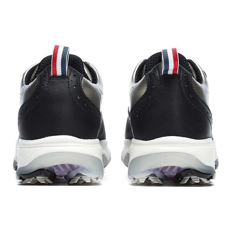 Fila Gf Oxford Spike Гольф Обувь Мужские Кроссовки Черный Серебристый A12M241601FBK
