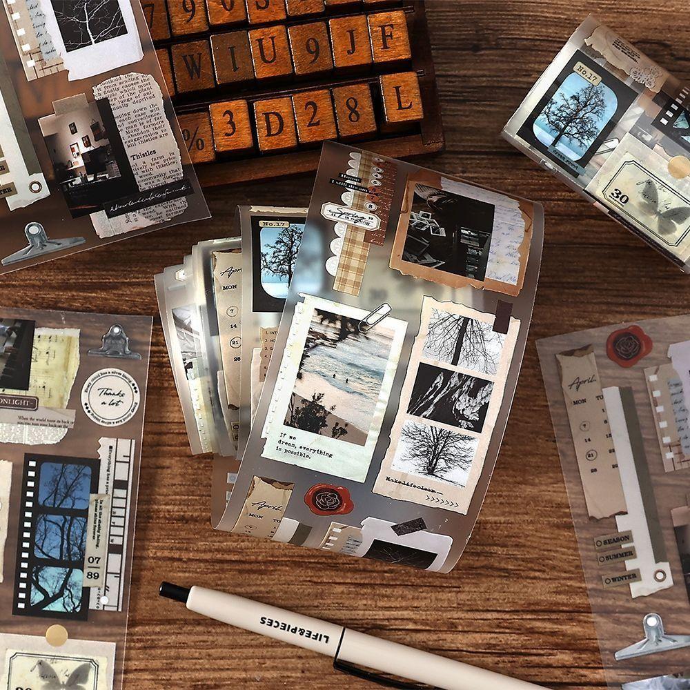 PET Washi Tape DIY Scrapbook Tape New Masking Tapes  Gift Wrapping