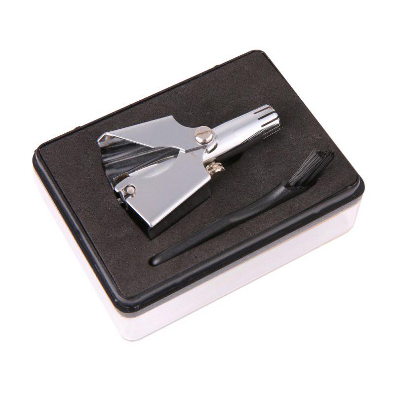 Ручной триммер для мытья носа из нержавеющей стали, механический триммер для волос в носу, инструмент для удаления волос для бритья