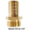Соединитель шланга с наружной резьбой 3/4 дюйма X 25 мм, латунь Соединитель с наружной резьбой 1,2 дюйма X 25 мм Соединитель шланга с наружной резьбой 1/2 дюйма X 12 мм