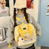 Универсальная большая вместительная сумка для боли в студенческом стиле, мягкая школьная сумка для девочек, милый повседневный универсальный рюкзак через плечо для женщин