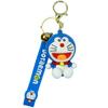 Adorable Doraemon Cartoon Keychain Rubber Accessory Blue For Couples And Cars