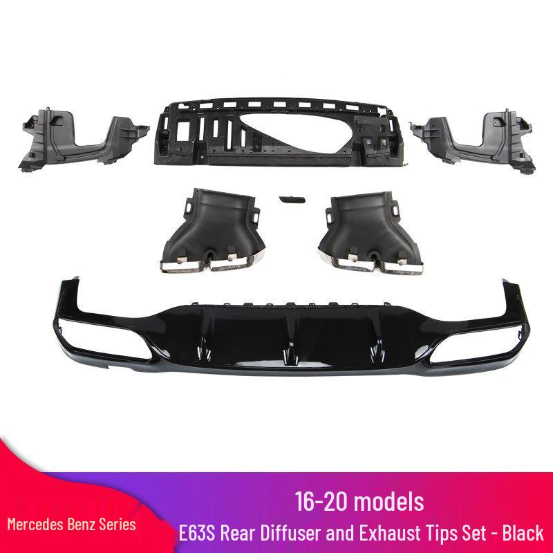 Mercedes-Benz E-Class E260L/E300L AMG Wind Deflector, Front Lip, Rear Spoiler, Diffuser, Tailpipe & Mirror Covers