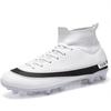 32-46 Men's Large Size Soccer Shoes Kids High Top Long Nails Indoor Outdoor Anti-slip Soccer Boots