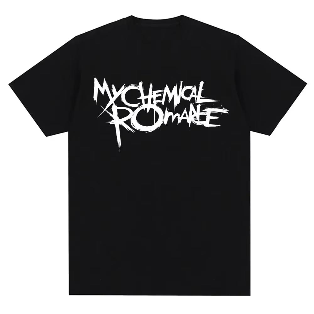 My Chemical Rounisexce T Shirt Unisex Fashion Cotton Tshirts Cool Hip Hop Unisex Tshirt Casiual Summer Vintage Anime Unisex Top Tee