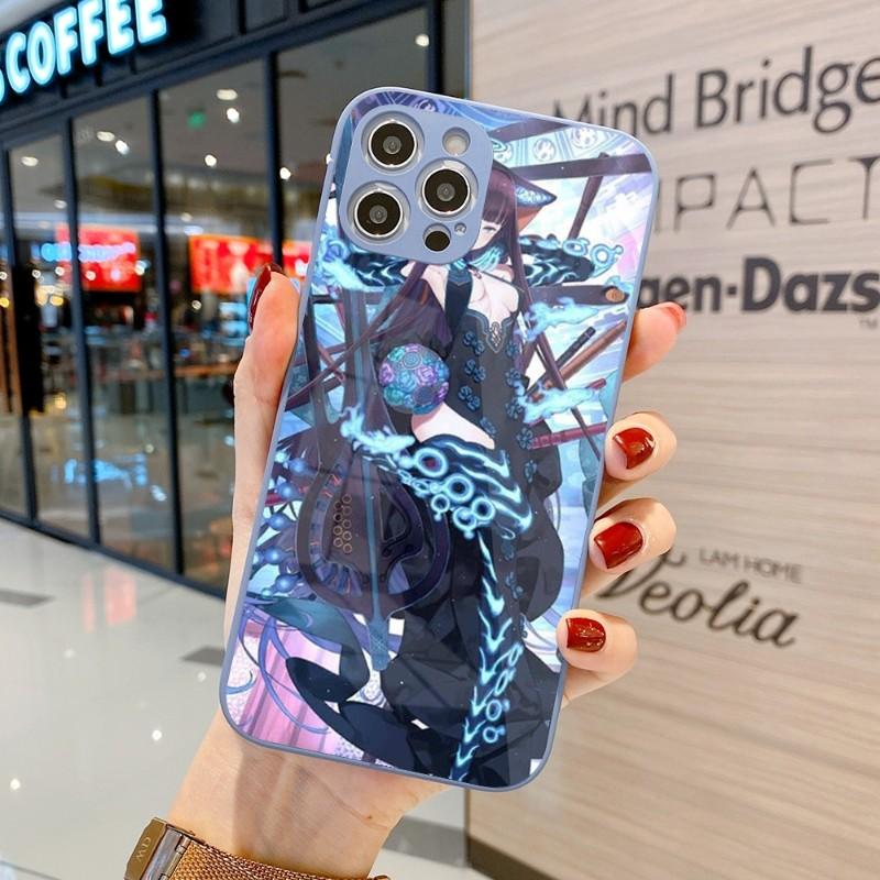 Милый чехол для телефона Иностранка Ян Гуйфэй для iPhone 14 13 12 11 Pro Max X XR XS 8 7 Plus Жидкое стекло Цветной чехол для телефона