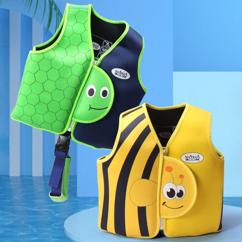 Anti Rollover Child Buoyancy Vest Adjustable Floating Vest Baby Swimming Jackets Beach