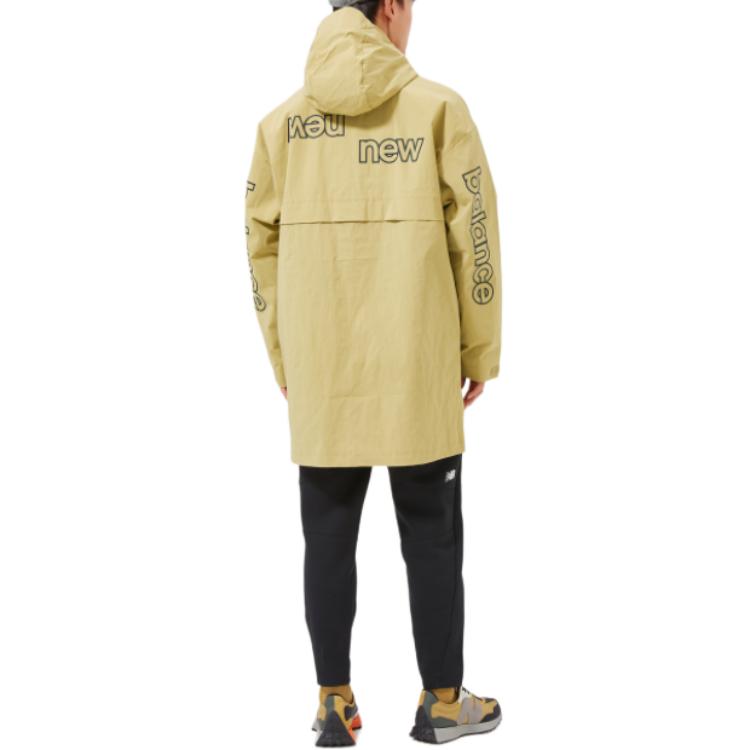 New Balance Куртки Мужские Хаки С Капюшоном Средней Толщины Другое AMJ11337-BEI