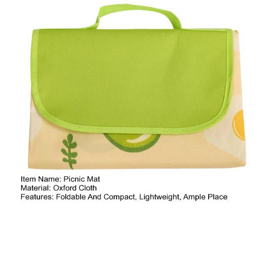 Водонепроницаемый коврик для пикника с защитой от песка, легкое складное одеяло, большой уличный пляжный коврик, многофункциональное одеяло семейного размера для кемпинга, пешего туризма, лужайки