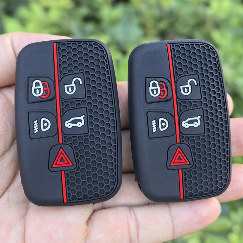 Новый силиконовый чехол-брелок для ключа автомобиля Land Rover Range Rover Sport Velar Evoque Freelander2 Discovery Jaguar Xf Xj Xjl Xe