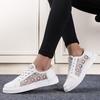 Explosive Little White Shoes Women's Summer Thin Versatile Flat Baseplate Shoes Students Empty Breathable Sports Shoes