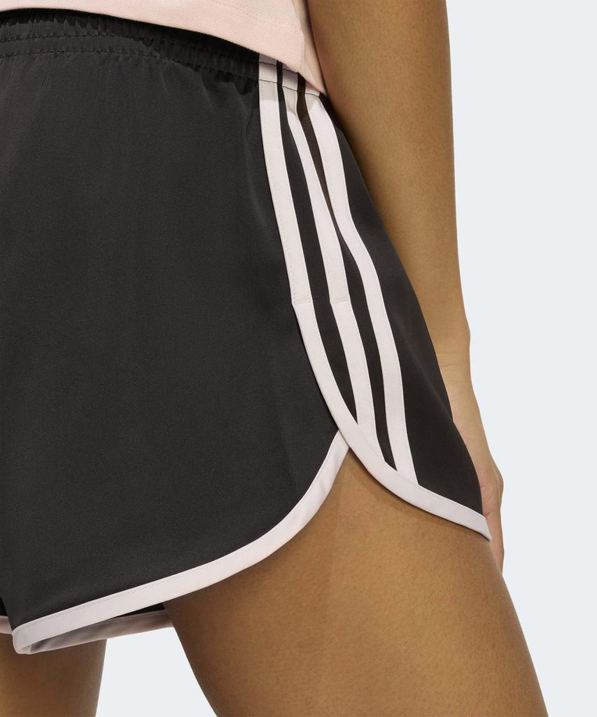 adidas Шорты Sprinter с тремя полосками - Aura Coffee: Песочно-розовый / Kc9006