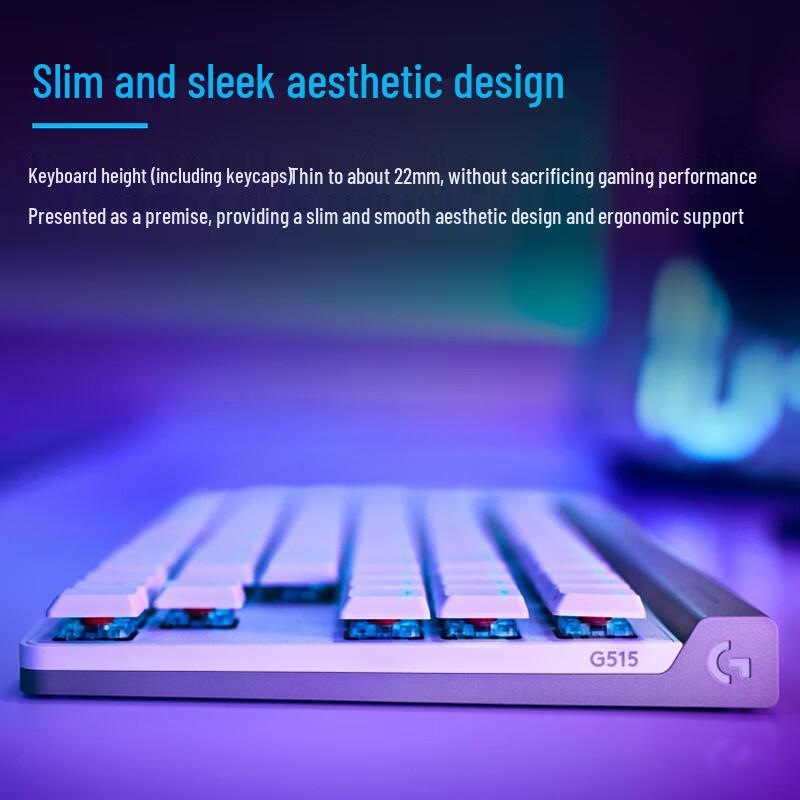 Logitech G515 TKL Low-Profile Wired Gaming Keyboard