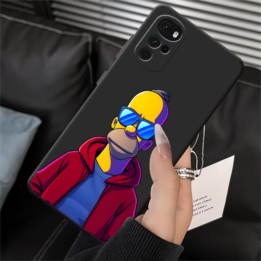 Чехол для Motorola Moto G53 G30 G60s Edge 20 Pro 30 Lite G32 G71 G50 G22 Edge40 G51 G73 G52 Чехол для телефона Веселый S-simpsons