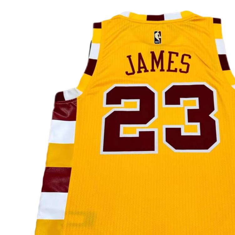 adidas X Коллаборация НБА LeBron Cavaliers Простая Удобная Модная Майка для баскетбола без рукавов Унисекс майка Желтая 7412A-3CR-K92581