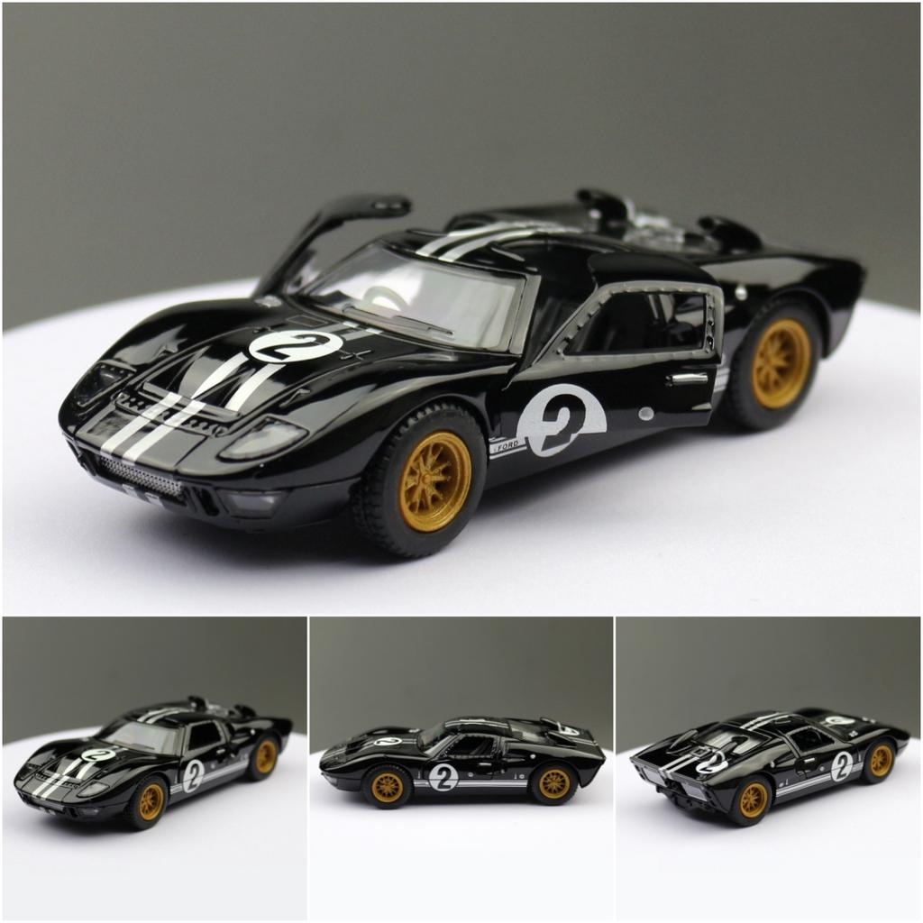 Модель игрушечной машины 1/32 масштаб 1966 Ford GT40 MKII Racing Rally литой сплав миниатюрный автомобиль коллекция подарок для детей мальчик