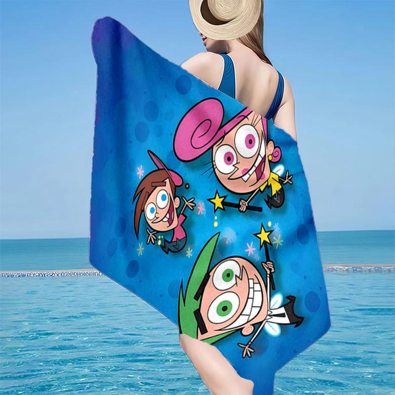 Magical Friendship timmy Adventure Beach Towel, Super Soft Microfiber, Gift for Her/Him, Birthday, for Pool, Beach, Travel, Home Decor Fan gifts