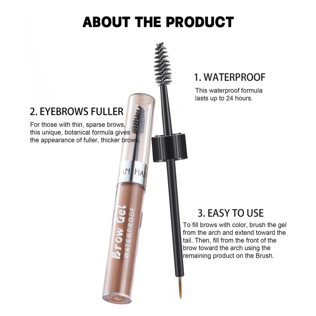 Eyebrows Gel Pen Eyebrow Cream Long Lasting Waterproof Tattoo Liquid Black Eye Brow Makeup Pencil