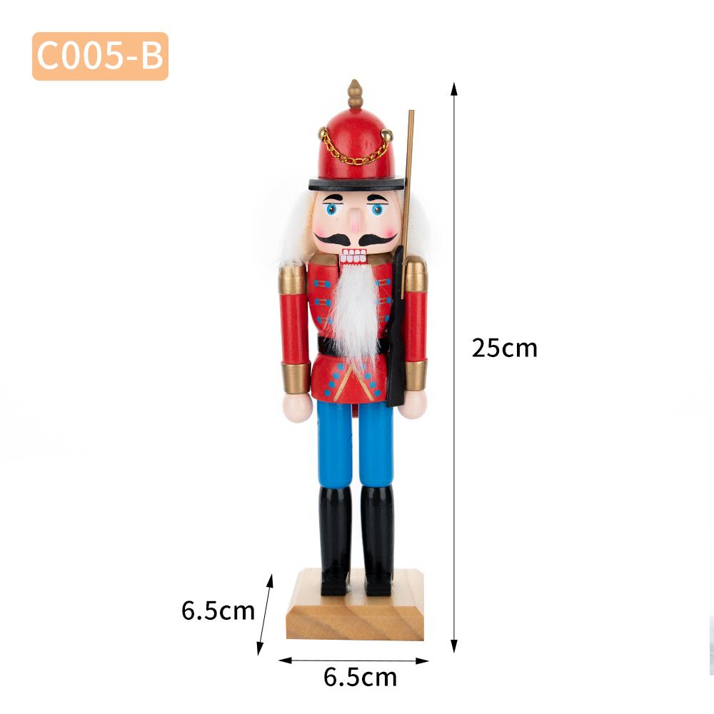 Vintage Cavalry-style Wooden Nutcracker