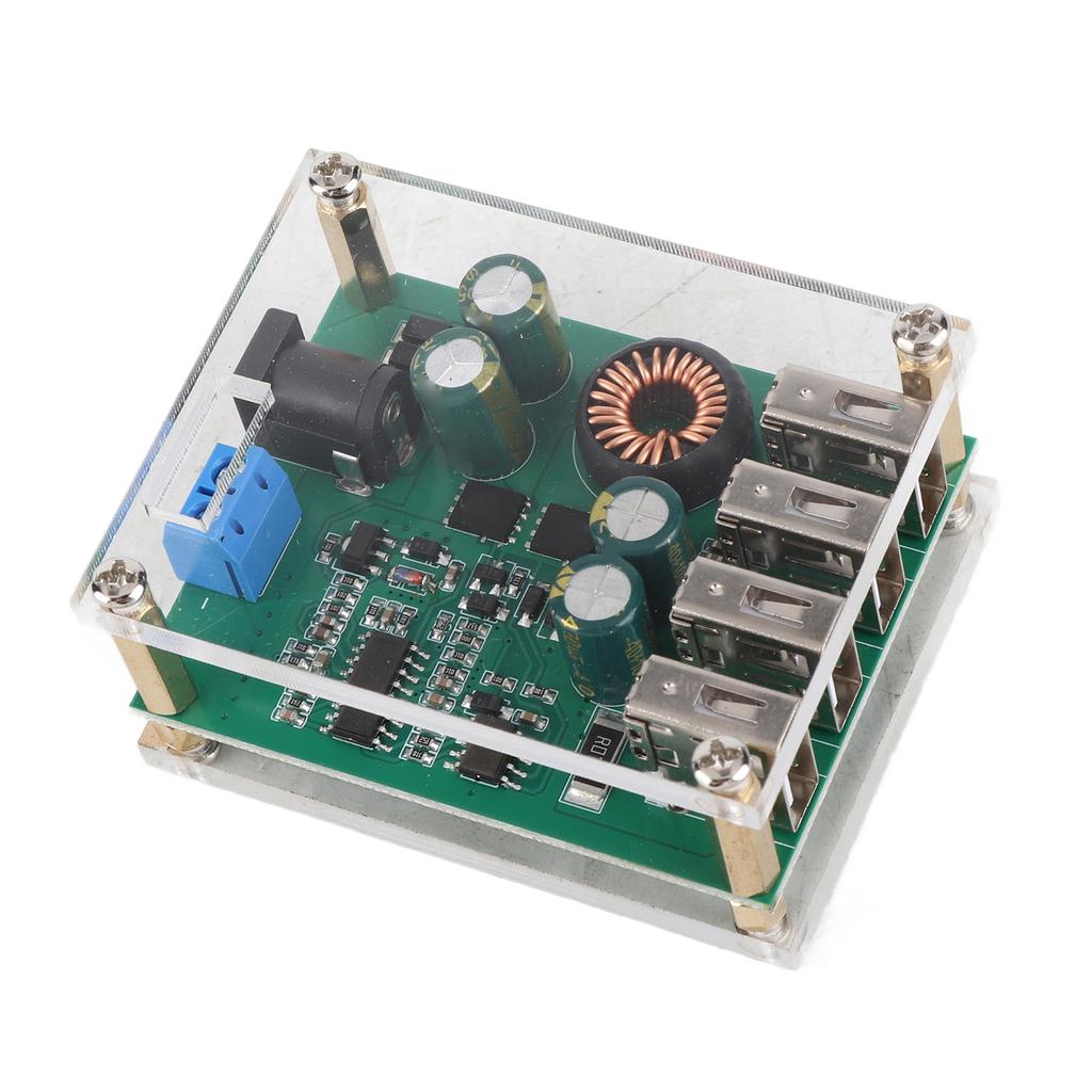 DC?DC 7?60V To 5V 5A 4USB Output Step Down Converter Step Down Power Supply Case