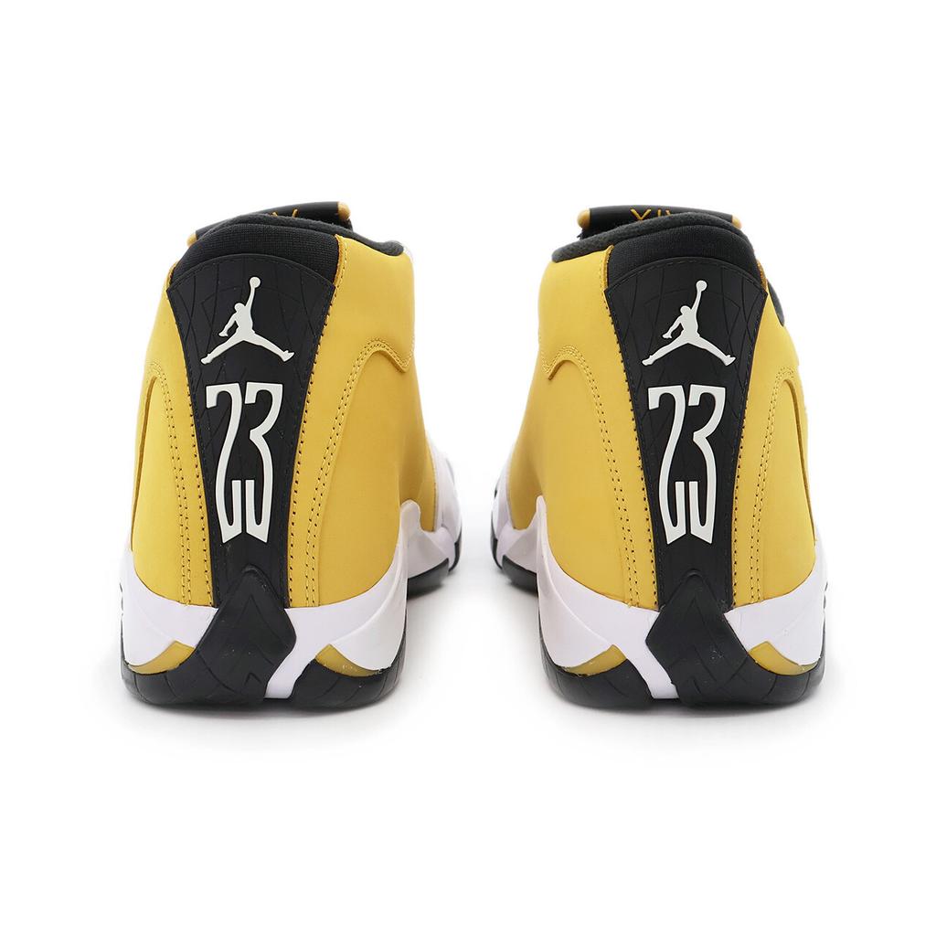 487471-701 Nike Air Jordan 14 Retro Светлый имбирь Черный Белый (Мужской)