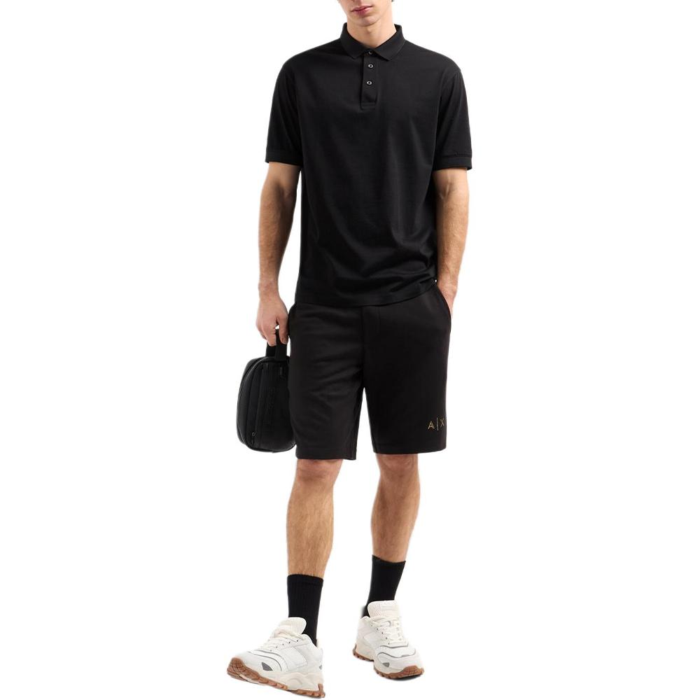 ARMANI EXCHANGEAE Polo Shirt Men's Black XM000329-AF10364-UC001