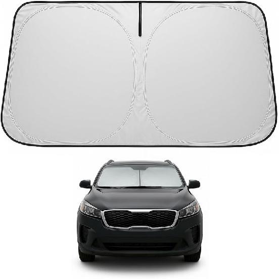 Складная солнцезащитная шторка на лобовое стекло Proadsy 2025 для RAV4, подходит для кроссовера RAV-4 SUV Crossover, TRD Off-Road, LE XLE Premium Limited.