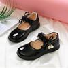 Girls' Leather Shoes, Spring and Autumn Fashion Princess Shoes, Korean Version, Medium and Large Children's Soft Soled Student Performance Shoes