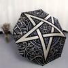 Decorative Pentagram Wall Art: Mystical Symbol for Home DecorUmbrella, Portable 3-Fold Umbrella for Men & Women,Christmas Gift ES140