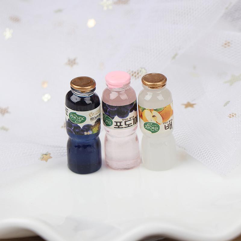 5 шт. 1:12 миниатюрных бутылочек для напитков кукольного домика, кухонные аксессуары для кукольного домика