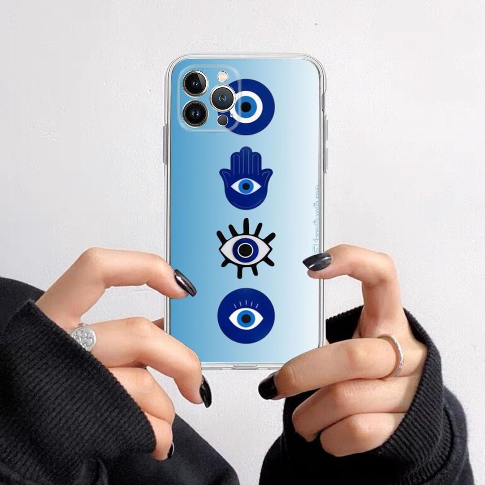 Турецкий Глаз Дьявола Чехол для Телефона Для iPhone 15 14 11 12 13 Mini Pro XS Max Чехол 6 7 8 Plus X XR SE 2020 Funda Оболочка