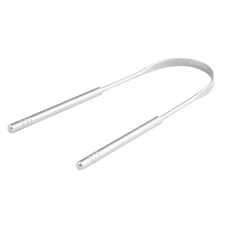 Скребок для языка, скребок для языка из нержавеющей стали, очиститель языка, гигиена полости рта