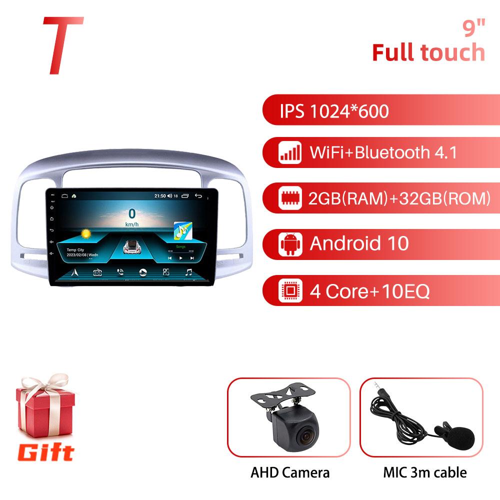 2 Din Автомобильный мультимедийный проигрыватель для Hyundai Accent 2006-2011 Экран Android Радио Стерео GPS Навигация Головное устройство Автомагнитола Carplay