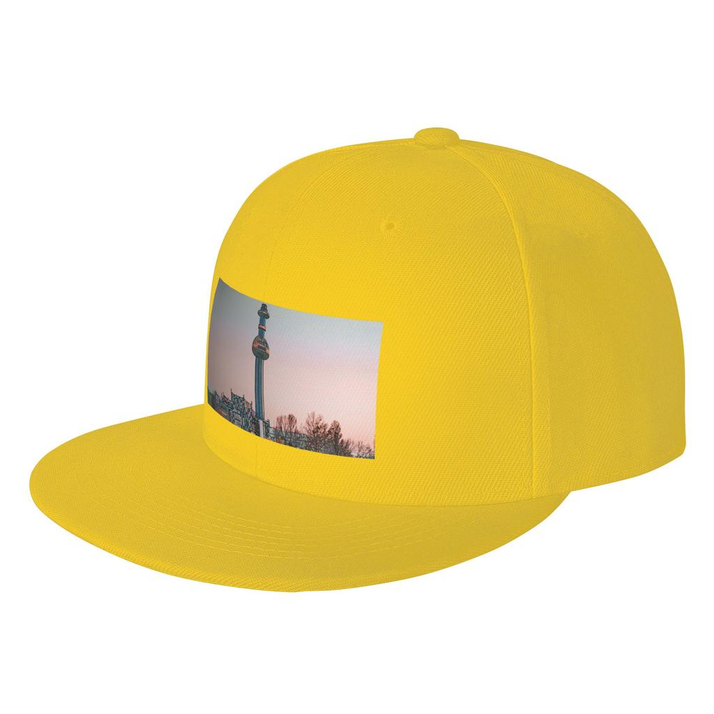Fashion Vienna Austria City Flat Brim Sun Hat Protects The Forehead Cap
