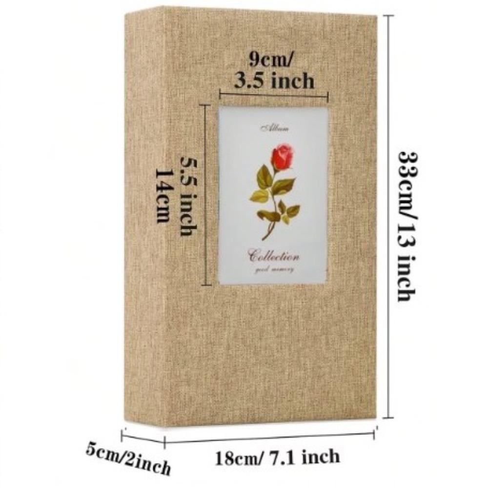 Linen Photo Album 6-Inch Picture Albums Slip-in Style Souvenir Photos Books Wedding