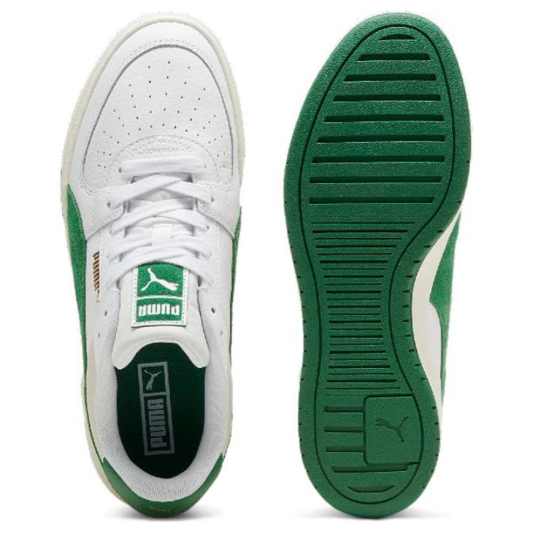 Puma Ca Pro Shock Absorbing Durable Low-Top Sneakers Unisex Sneakers White Green 387327-10