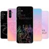 Чехол для телефона Love Yourself с цветочным сердечком Kpop для Samsung Galaxy A55 A54 A53 A52 A15 A14 A13 A12 A35 A34 A33 A32 A25 A24 A23 A