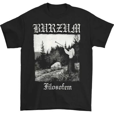 2026 Норвежская Блэк-метал группа BURZUM Рок Темный Панк Унисекс Футболка Повседневная и Удобная Короткорукавная Футболка для Унисекс Женщин